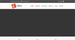 Desktop Screenshot of e-spec.net